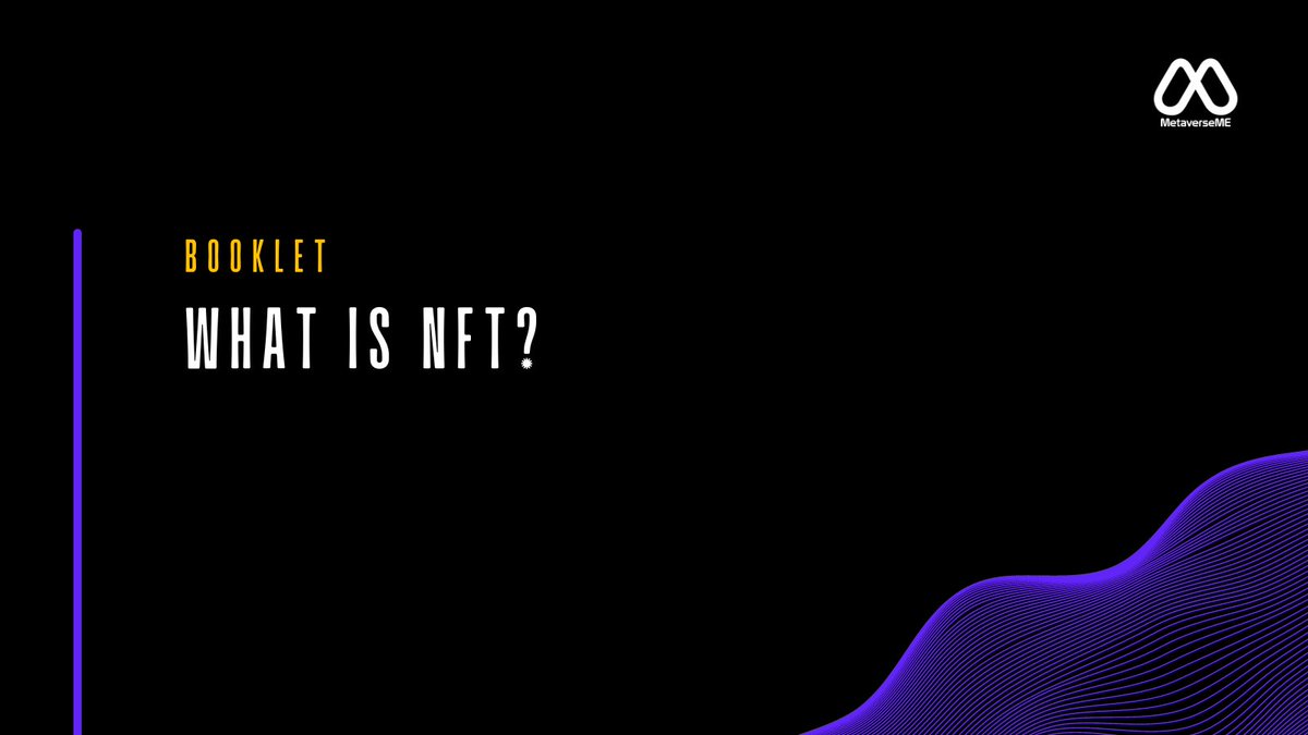 MetavrsMe's tweet photo. What is #NFT ❓
It's a hot topic and there's a lot of confusion, so #MetaverseME is happy to share our expertise.  

Find our answer here: https://t.co/lbxIwyueXT

And stay tuned for future booklets where we break down other complex topics like blockchain and the #Metaverse 👍 https://t.co/VfD46GPnnR