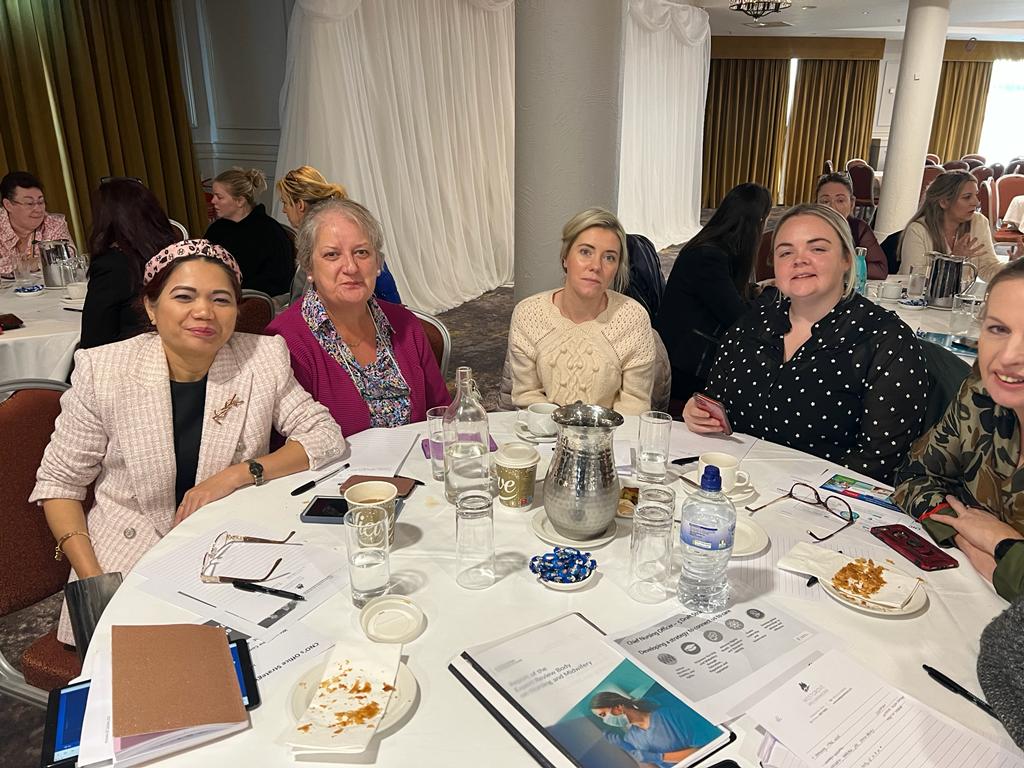 Lots of ideas for #CNOstrategy which will guide nursing and midwifery into the future. Excellent engagement from all participants. #EnhanceEmpowerEnable #Connectedtocare  <a href="/lieabh/">rachel kenna</a> <a href="/KeikiKelly/">Kelly M</a> <a href="/georginabasset2/">Georgina Bassett 🇮🇪</a> <a href="/greenekaren06/">Karen Greene, RN 🇮🇪</a>