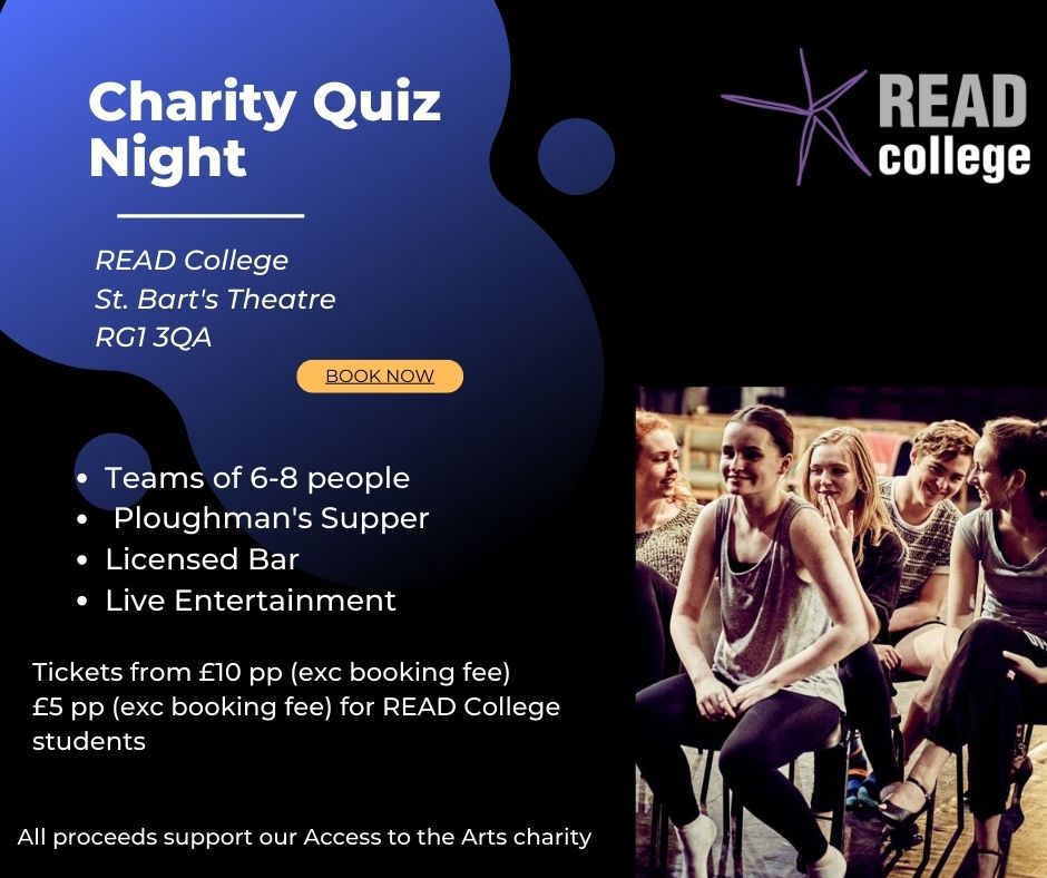 ReadCollege's tweet photo. Last chance to book your tickets for our charity Quiz Night this Friday 18th Nov at READ College. Doors open at 7pm. Teams of 6-8 people from £5pp excluding booking fee. To book visit – https://t.co/yeH6ewLjbQ #readingeast #readinguk #rdguk #uniofreading #supportlocalbusiness https://t.co/uB99CZSB1r