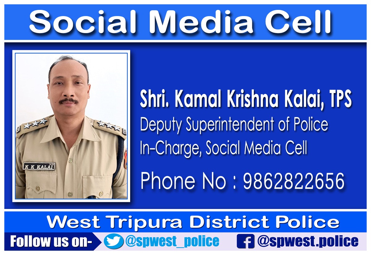 West Tripura District Police tweet media