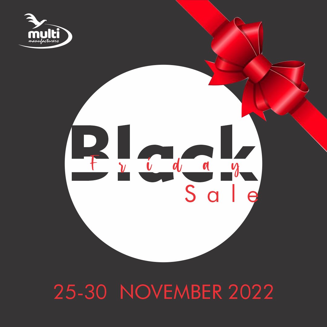 MultiManufactu1's tweet image. Up to 30% off on selected products. Products made affordable for you, Don't miss the Black Friday Sale valid from the 25th -30th November 2022!