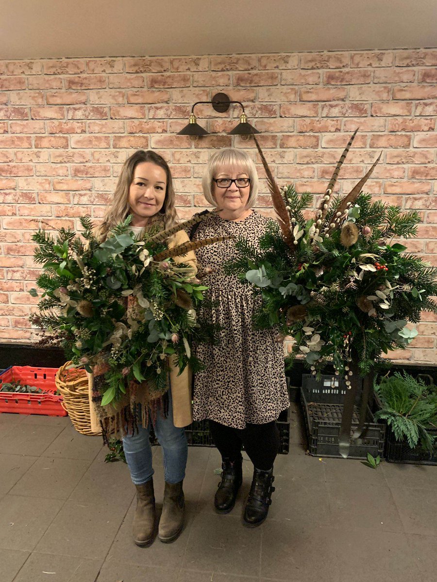 The Wreath Workshop was a huge success - look at these designs!