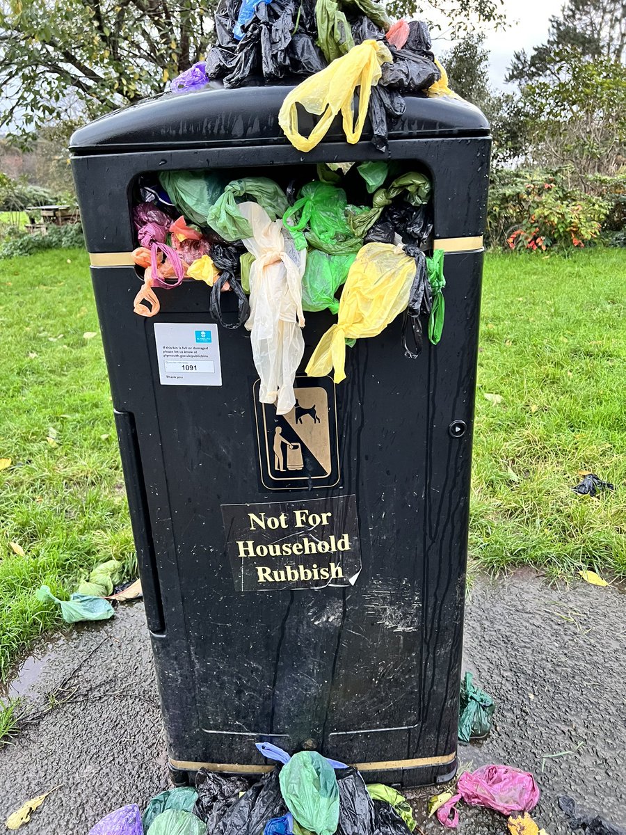 As a dog owner I don’t get this? bad enough that <a href="/plymouthcc/">Plymouth City Council</a> allow to get this bad. Then other dog owners can’t be arsed to carry it home or to another bin on their walk.