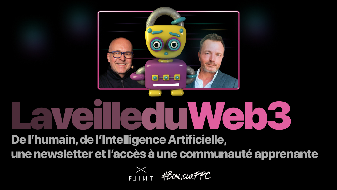 PPC's tweet photo. Un peu perdu avec #Metaverse #NFTs #Cryptos #DAO et autres joyeusetés du #Web3 ?

Avec @FlintRobot et @benoitraphael on a pensé à toi avec cette #veille qui va bien au delà d'une simple newsletter.

Rdv ici si tu veux rejoindre la communauté apprenante https://t.co/JhTRdWoT5e https://t.co/zmpeRgWZIH