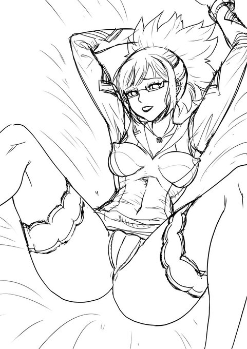 ラストオリジン,共振のアレクサンドラ,wip
腕の模様は難しいので諦め……ほら、公式でも被弾した時のイラストでは諦めてるからさ…… 