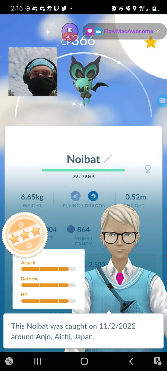 CurvyShorty3191's tweet photo. The luck when you are free to play and walk a bunch in @PokemonGoApp when real life doesn't control your time. My luck has been crazy with hatching event eggs...last week, my last 7km egg had this in it and my 7th egg of this event had this....#RNGLuck https://t.co/JXO19kOkJv