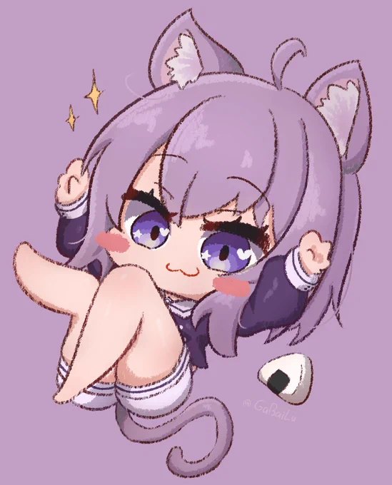 猫又おかゆ#絵かゆ 