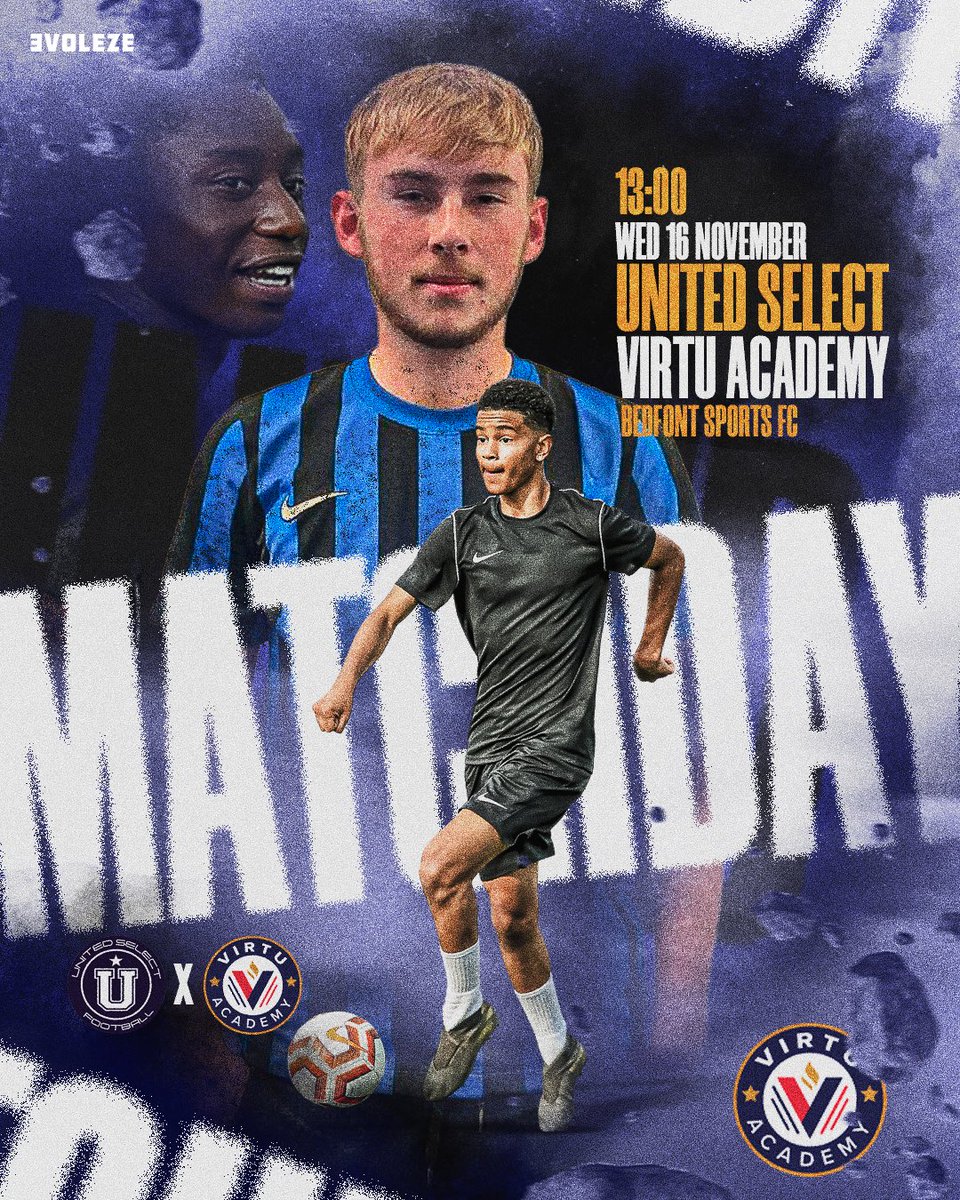 VIRTU ACADEMY & FC (@virtuacademy_) on Twitter photo ๐จ๐ญ๐ณ ๐ ๐๐ง๐๐ ๐๐๐ฌ! โฝ๏ธ
Our under 17โs take a trip down to Bedfont Sports FC, to take on <a href="/unitedselect/">United Select</a> in the <a href="/TacticLeague/">Tactic League</a>
<a href="/denefield_PE/">Denefield School PE</a>
Good luck boys! ๐๐ฅ
#AchieveAnything
#VirtuFamily ๐จ๐ญ๐ณ ๐ ๐๐ง๐๐ ๐๐๐ฌ! โฝ๏ธ
Our under 17โs take a trip down to Bedfont Sports FC, to take on <a href="/unitedselect/">United Select</a> in the <a href="/TacticLeague/">Tactic League</a>
<a href="/denefield_PE/">Denefield School PE</a>
Good luck boys! ๐๐ฅ
#AchieveAnything
#VirtuFamily