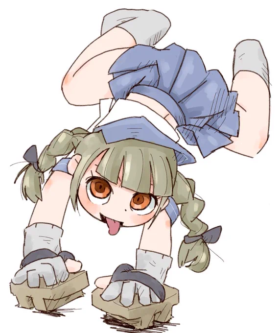 やぶれ靴下から指を出す意匠は私のものではないから無責任に描くのじゃw 