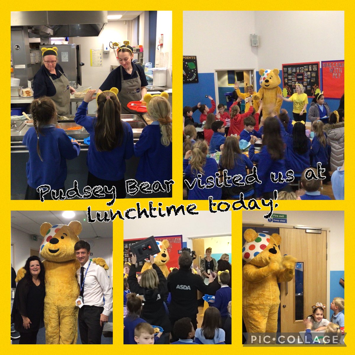 EnquireTrust's tweet photo. 📣Academy shout out of the week – Flowery Field Primary📣 @floweryfieldpri 

An exciting &amp; busy day at Flowery Field, from a reading assembly for reception to a special visitor at lunchtime!📖🐻 https://t.co/vhlOeukych