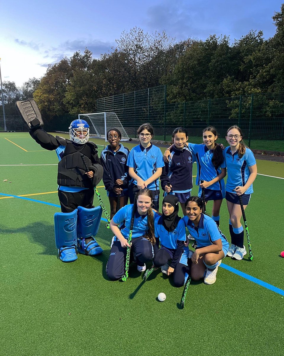 Our Year 7 hockey matches were swiftly followed by our Year 8s, who also played Sutton High 🏑 

The teams worked really hard and put in some great performances! POMs were awarded to Eirin for 2 amazing goals and Posi for fantastic defending ⭐️ Congratulations to you both 🥳