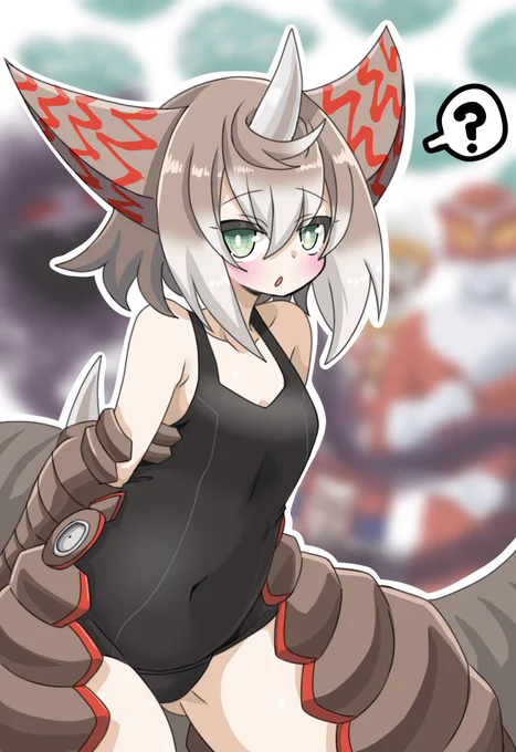 手癖で描いたゴモラちゃんです 