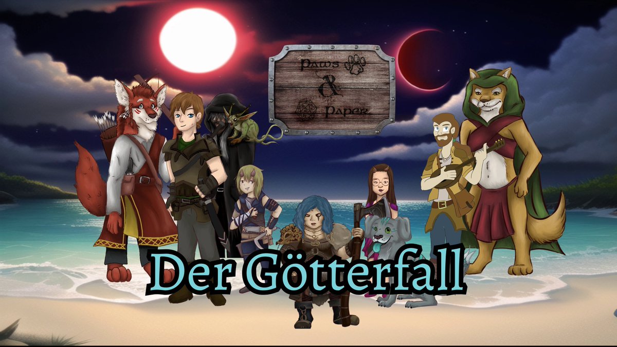 PawsAndPaperRPG's tweet photo. Am Samstag ab 19:00 Uhr feiern wir die 25. Session mit tollen Überraschungen!
Welche Auswirkungen hat Luras Enthüllung für Yona? Und was erwartet sie in Herkas Keller?
Schaltet ein auf https://t.co/vRF04qFxMN
#penandpaper #pprpg #tabletop #tabletoprpg #twitch #livestream https://t.co/Szvb4D3qSw