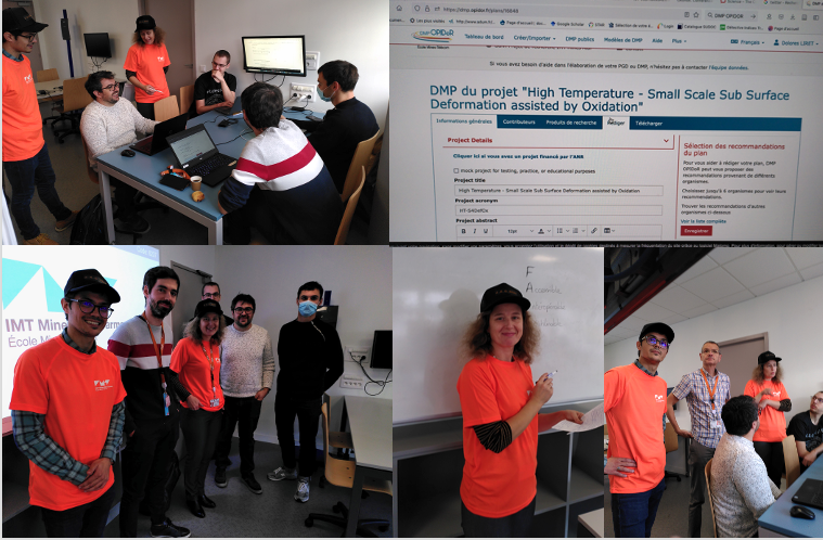 #JSO 2022 - Une première @IMTMinesAlbi , l'atelier Sprint PGD. Damien Texier, lauréat d'un projet européen jeune chercheur, avec son équipe et coaché par le support Doc' et DRI, relève le défi
#scienceouverte #PGD <a href="/datactivi_st/">datactivist</a> 
imt-mines-albi.fr/actus/erc-star…