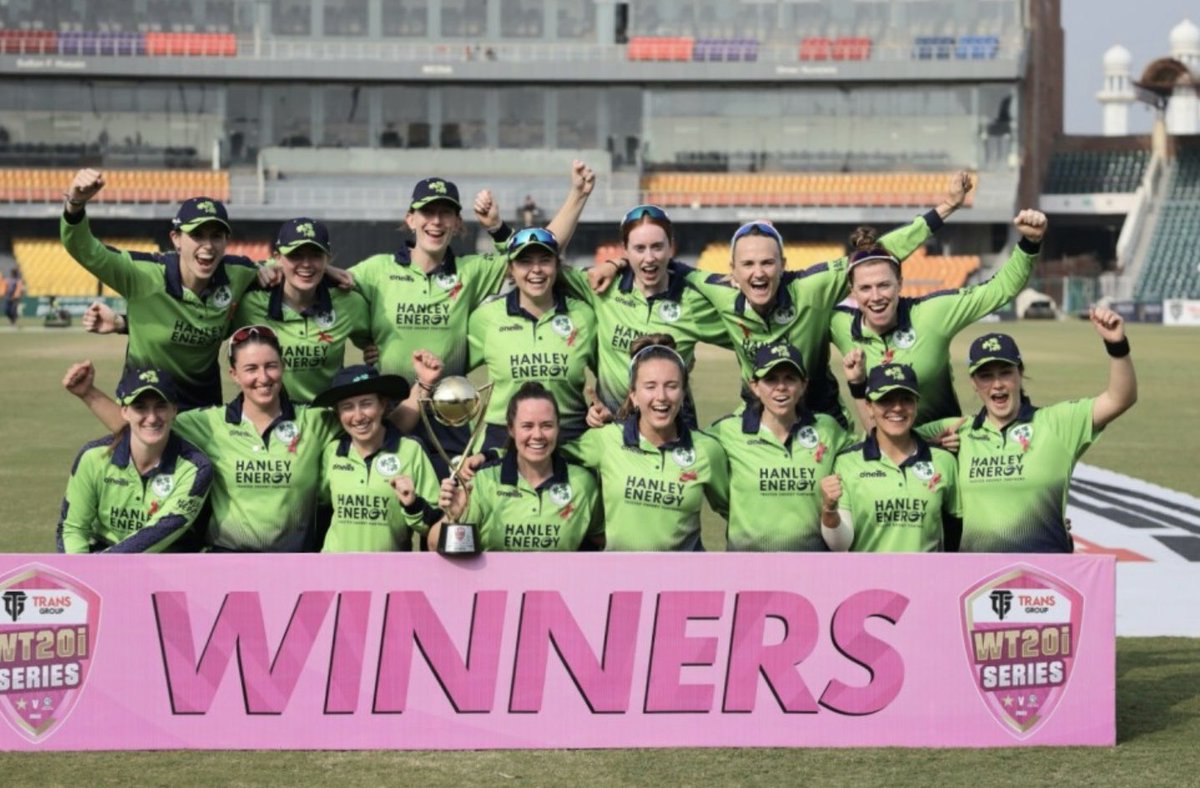lewis_gaby's tweet photo. Massive thank you to @TheRealPCB for being incredible hosts and for a great 3 weeks. An enjoyable and competitive series and hopefully we’ll be welcomed back soon. Was a special tour ☘️ https://t.co/NmxX9HTk4g