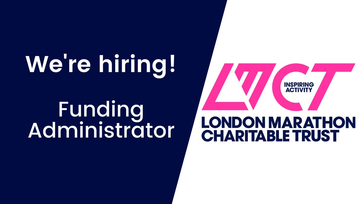 📢 We're hiring!

The Funding Administrator will be central to the smooth running of our funding team and helping us in our mission to #InspireActivity.

If you're an experience administrator, we'd love to hear from you!

To find out more and apply 👇
londonmarathoneventsltd.peoplehr.net/Pages/JobBoard…