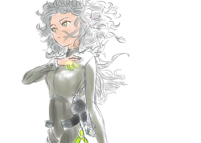 ちなみに今回のイラストは、以前描いたキャラ達のリメイク的ものでもあります 