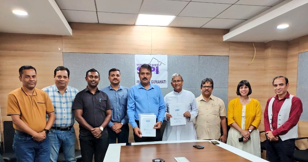 stpiguwahati's tweet photo. #STPIINDIA Guwahati signed MoU with Assam Don Bosco University as a Academic Partner to promote and growth of startups ecosystem in #OctaNE of #STPICoE in entire #NorthEast region in different #EmergingTech  domains. @arvindtw @DonBoscoUniv https://t.co/ekSeiB3Yb6