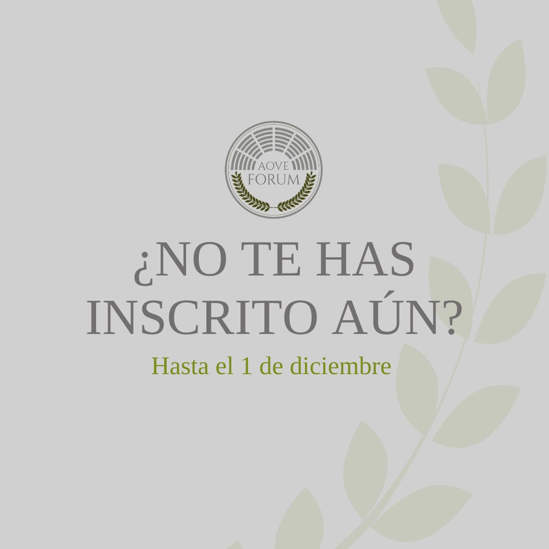 agricola_v's tweet photo. ¿Aún no te has inscrito al AOVE FORUM? 😦

¡RECUERDA! 🔔 Tienes hasta el 𝟭 𝗱𝗲 𝗱𝗶𝗰𝗶𝗲𝗺𝗯𝗿𝗲 para enviar el formulario de inscripción 📝

Si quieres estar al tanto de todas las novedades del AOVE FORUM activa las notificaciones de nuestro perfil de Instagram📲

 #aoveforum https://t.co/wNRCEZmkWX