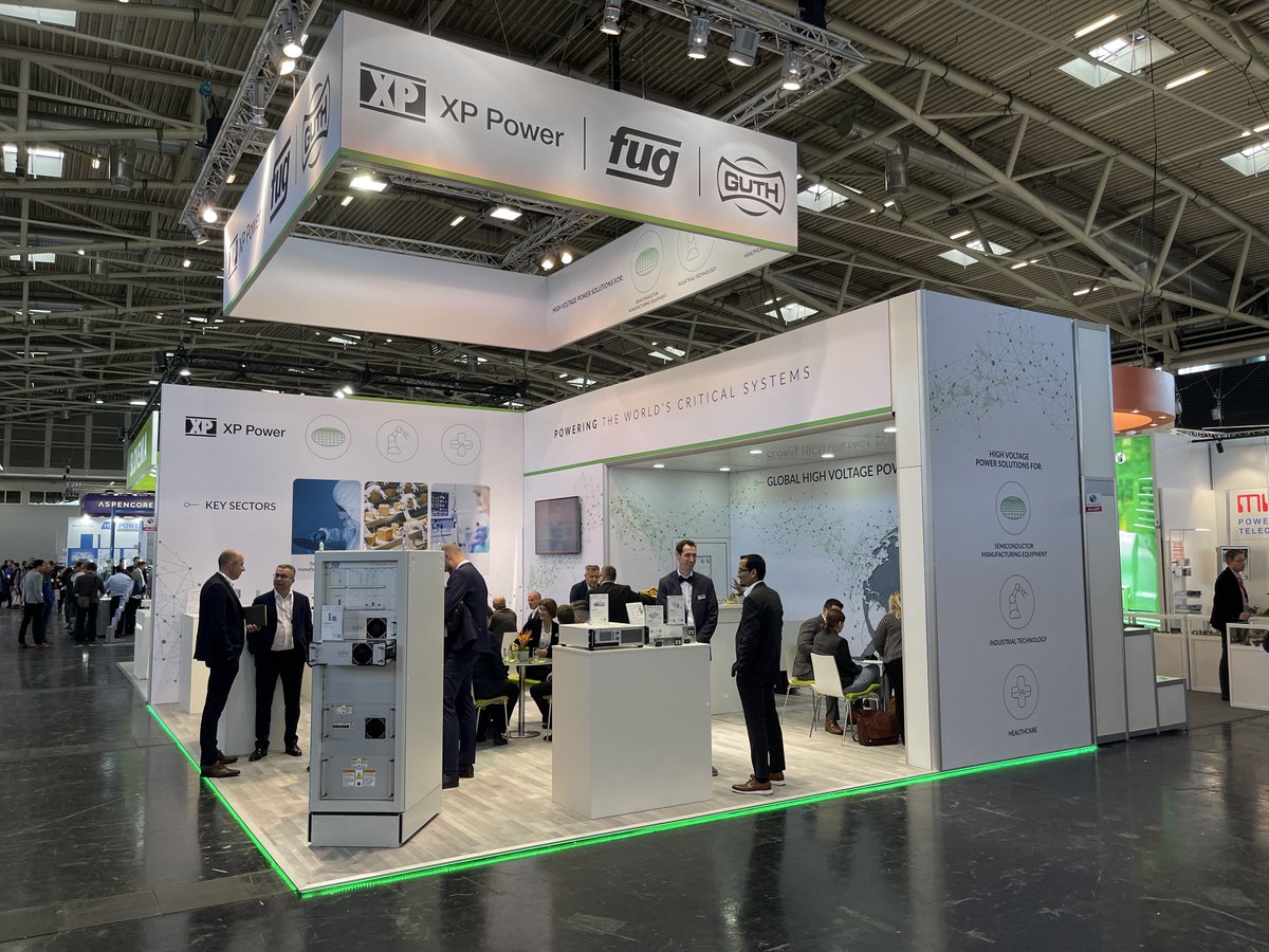 xppower's tweet photo. Are you at #electronica2022? Head over to the #xppower booth 437 in hall A4 to find out about our global #highvoltage #powersolutions.
We are showcasing our extensive portfolio of high precision, low noise, high voltage #powersupplies.
#semiconductormanufacturing #medicaldevices https://t.co/GfBaOJrLt8