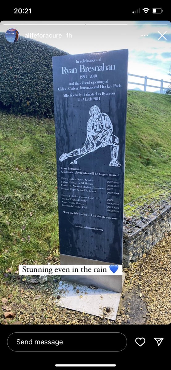 Great to be part of the first Ryan Bresnaham Girls Hockey Trophy match yesterday! <a href="/aLIFEforaCURE/">a LIFE for a CURE</a> a really important local charity raising awareness of Meningitis particularly in young adults!