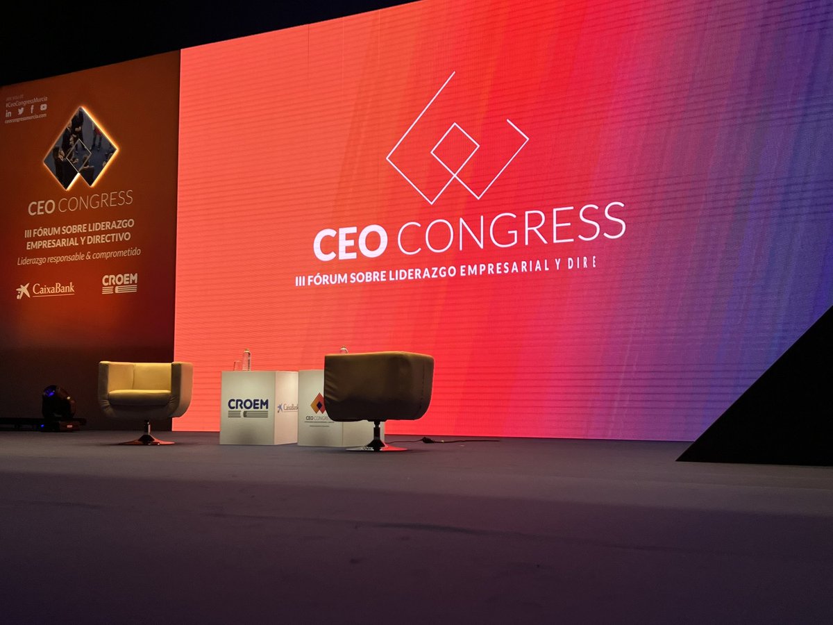 #CEOCongressMurcia <a href="/croemurcia/">CROEM</a> enhorabuena por lo que está siendo una magnífica jornada
