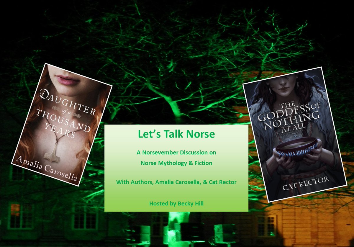 This is your daily reminder that my special #LetsTalkNorse with <a href="/Cat_Rector/">Cat Rector Doesn't Live Here Anymore</a> &amp; @AmaliaTd premières tomorrow on #YouTube 10am BST (Autumn time).

Follow the link to set Notify Me and then enjoy these of us, like the Norns, swap stories of the Norse God's.
youtu.be/fpOZpYBvU1o