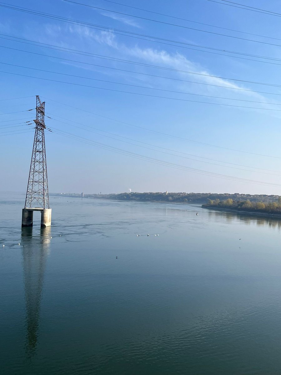 We_Pass_'s tweet photo. Last week the @We_Pass_ WePass management team @CDMSmith &amp; @ICPDR_ORG Exec Sec Birgit Vogel made a study visit to the Iron Gates dam.They shared some impressions with us of the area's beautiful nature and, most excitingly, of the migratory fish visible underneath the dam! https://t.co/DWOOJ7MNqd