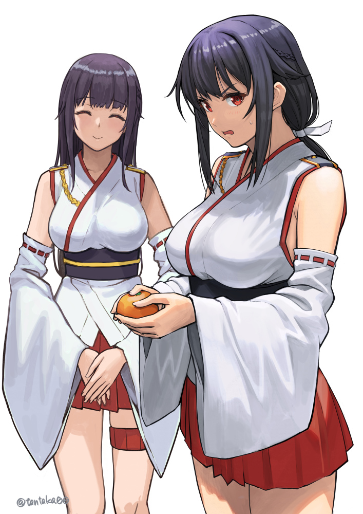 扶桑(艦これ) ,山城(艦これ) 「扶桑型姉妹(アニメ基準) 」|タンタカのイラスト