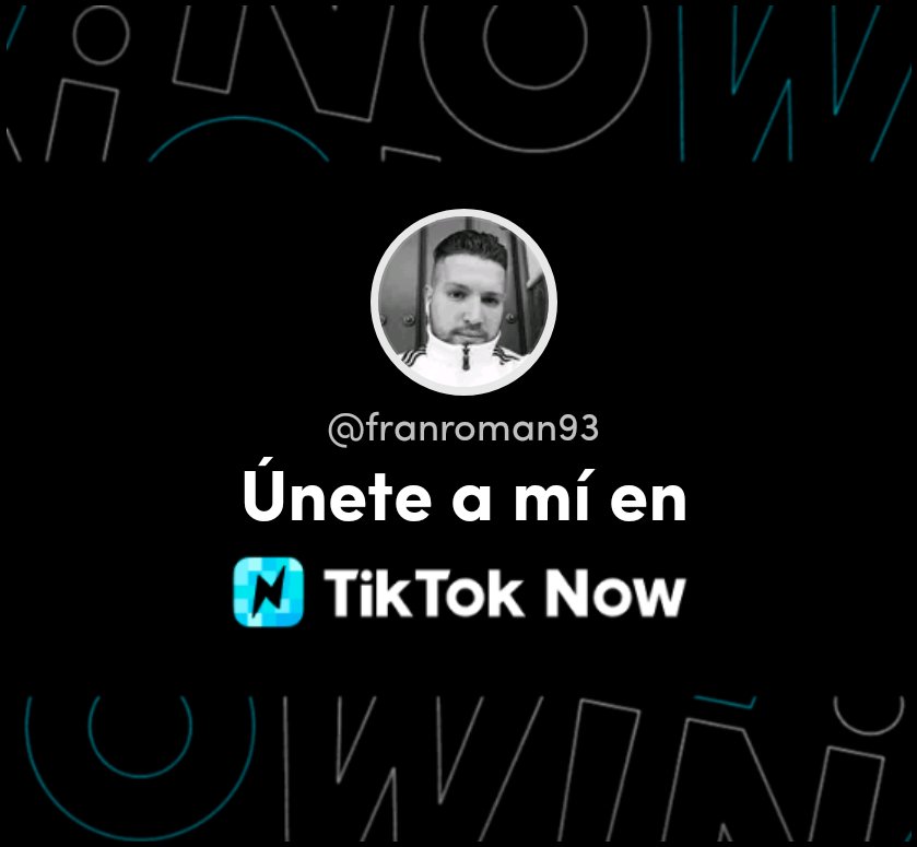 Únete a mí en #TikTokNow now.tiktok.com/@franroman93/i…