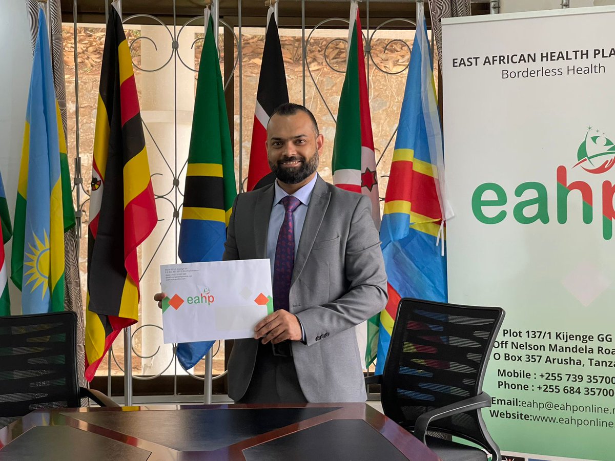 It's official! Our Founder &amp; CEO, <a href="/nshah123/">Nishit Shah</a>, and Jonniah William-Mollel, CEO of <a href="/EAHP_AfyaHub/">East African Health Platform (EAHP)</a>, signed an MOU yesterday at the EAHP headquarters in Arusha. As #EAHP members, we are excited to continue forging partnerships through numerous focused discussions. #partnerships