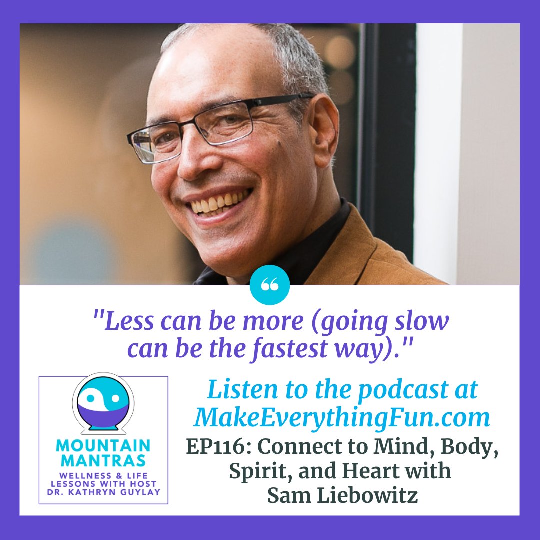 Learn more about how to connect to Mind, Body, Spirit, and Heart with Sam Liebowitz:  makeeverythingfun.com/radio/ep116-sa…

#podcast #makeeverythingfun #mountainmantras #healing