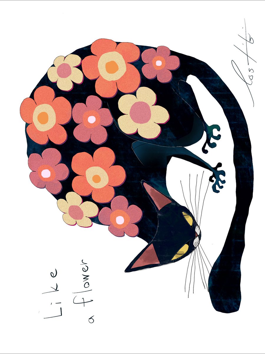 「Like a Flower 」|🐈‍⬛YOSHIFUMI Art🐈‍⬛のイラスト