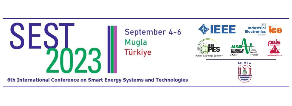 The deadline for abstract submission is approaching! Submit your abstract before 15-December-2023 and don't miss out on the opportunity to present your research at SEST2023 supported by <a href="/IEEEorg/">IEEE</a>  <a href="/ieee_pes/">IEEE Power & Energy Society</a>  <a href="/ieee_ies/">IEEE Industrial Electronics Society (IES)</a>  <a href="/IEEEPELS/">IEEE PELS</a> <a href="/ieeeIAS/">IEEE IAS</a>. More information: sest2023.org