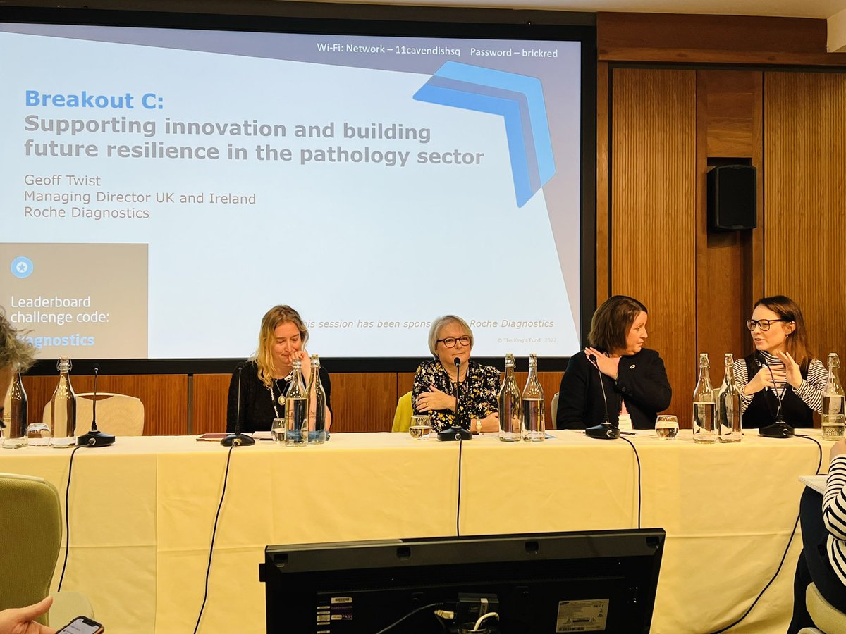 SagharMc's tweet photo. Opportunities and challenges - building resilience through innovation in Pathology.
#KFDiagnostics22 #pathology #innovation #funding #future #resilience Thanks @JaneMills2 & @Debra54597120 for keeping the focus on pathology!
@NwlPathology @AngelaJeanFran1 https://t.co/yL5RGwXgpe