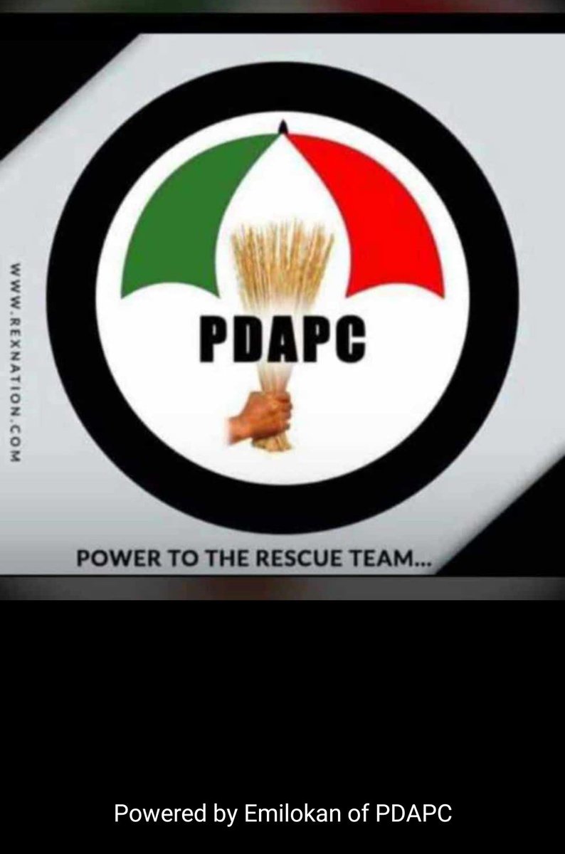 Adebayo08383331's tweet photo. Newly Accredited Party ......... PDAPC........
Powered by Emilokan of PDAPC https://t.co/Ol2fasAij6