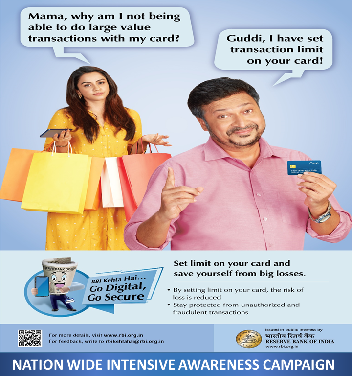 IOBIndia's tweet image. Set limit on your card and save yourself from big losses.
Indian Overseas Bank
#GoodPeopleToGrowWith
#IOBIndia
#DFS
@RBI 
@RBIsays