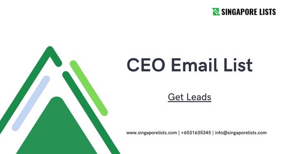singapore_lists's tweet photo. We are familiar with the inefficiency of sending email promotions to outdated addresses and ensure your business will be purchasing only up-to-date CEO Email Database.
#CEOMailingList #EmailList #EmailDatabase #SingaporeLists
Get Leads: https://t.co/Nxpn9HZYbs https://t.co/xtp7gm4fgo