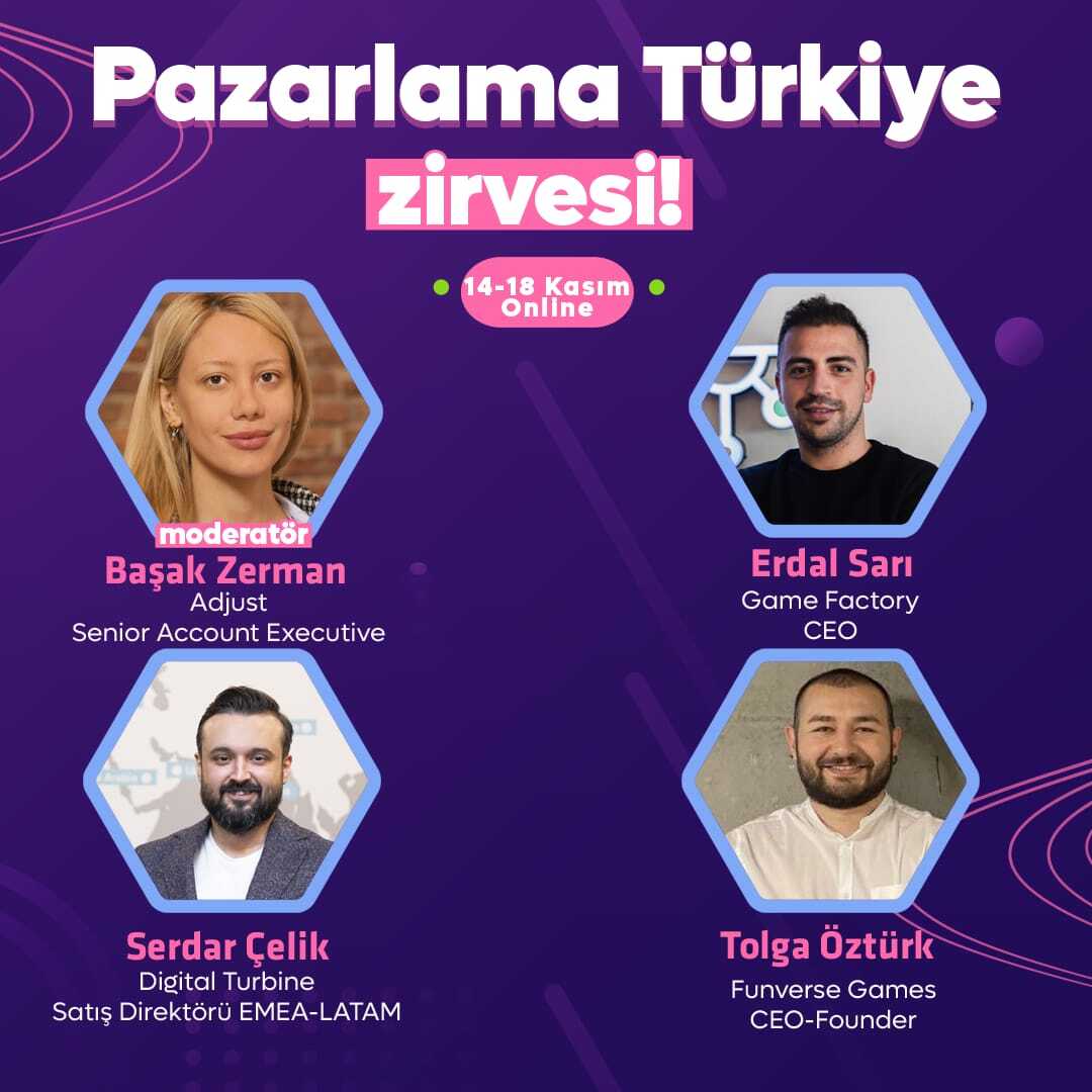 17 Kasım Perşembe 19:00-19.40 arası Pazarlama Türkiye Zirvesi’nde Satış Direktörümüz Serdar Çelik'in, mobil oyunların yükselişi ve oyun dünyasına dair en güncel konuları ele alacağı 'Oyunda Yenilikler' oturumunu kaçırmayın! Kayıt için: bit.ly/3EbfGcQ <a href="/PazarlamaTRcom/">Pazarlama Türkiye</a>