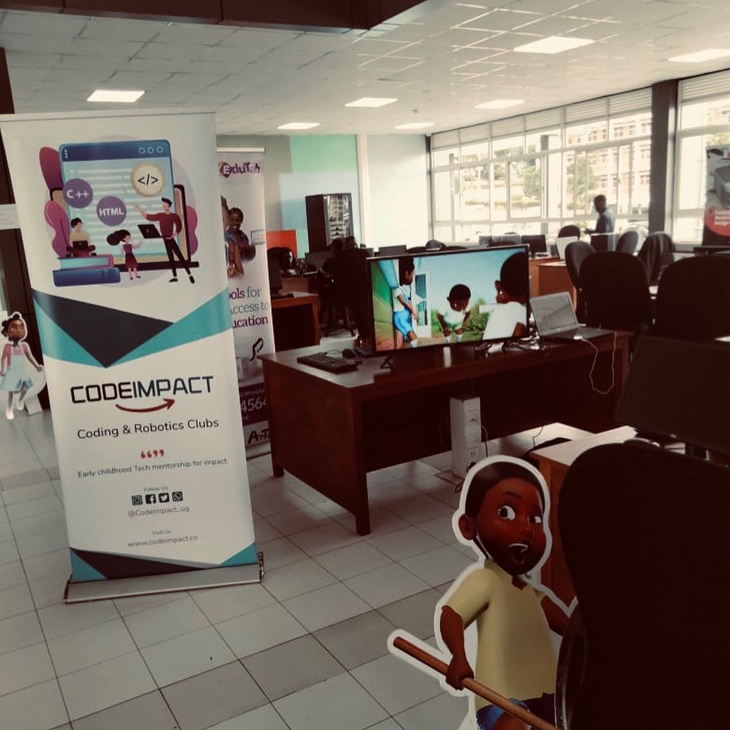 CodeImpact_ug's tweet photo. We had so much fun exhibiting at the  ICT Parliamentary Committee Visit at the National ICT Innovation Hub💣

#computereducation #techinuganda #Tech https://t.co/rVgKATulqd
