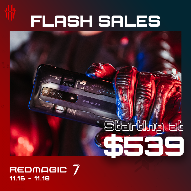 redmagicgaming's tweet photo. First round of #flashsales has begun! Stock is limited so act fast!
#REDMAGIC7: $539
#REDMAGIC7Pro: $679
#REDMAGIC7SPro: $679
https://t.co/LOspmaFlDg