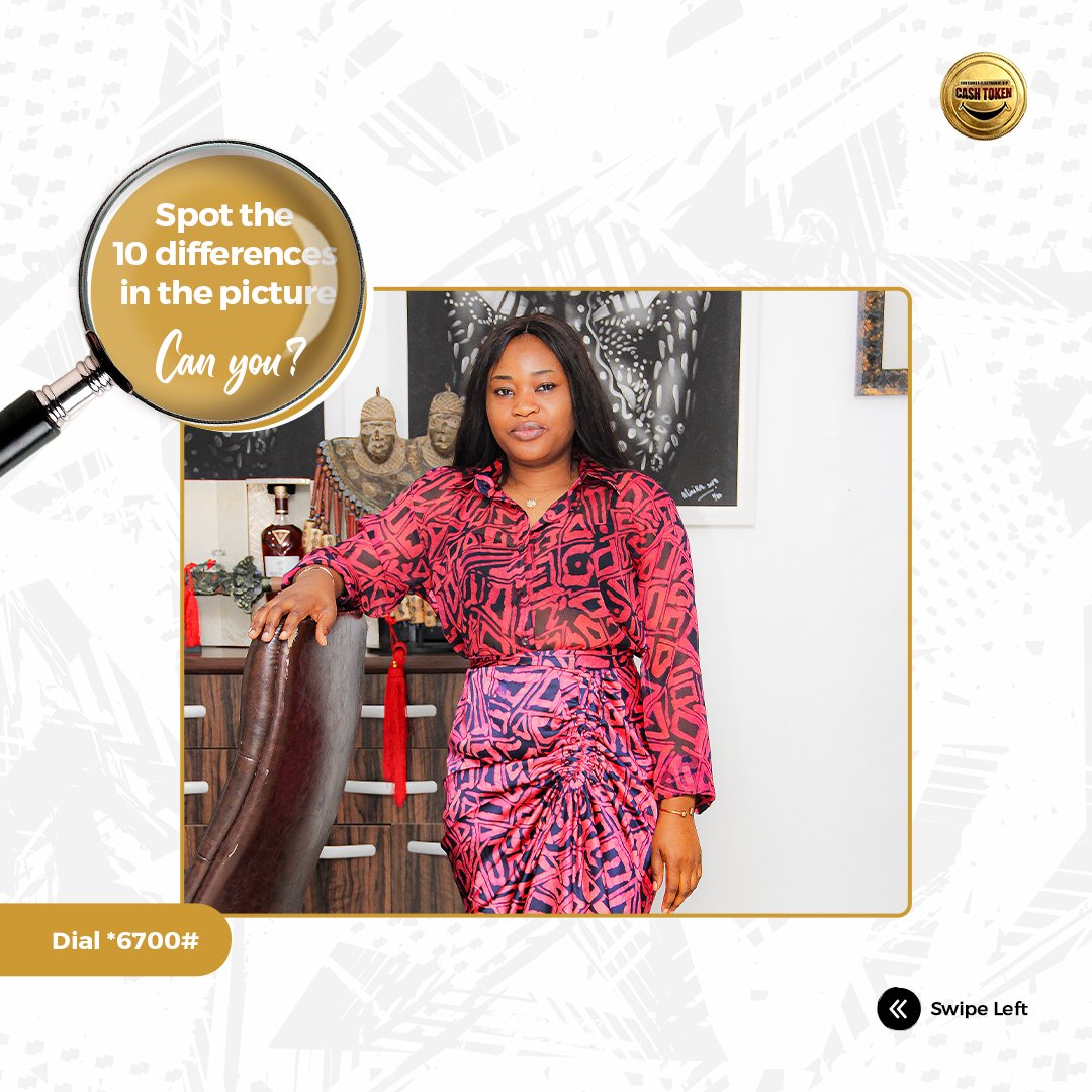 CashTokenHelp's tweet photo. Can you spot all 10 differences?
#winbig #cashrewards #reward #cashback #trending #explore #cash #CashToken #wininlagos #buyinlagos #viral https://t.co/1U3LxcqI04