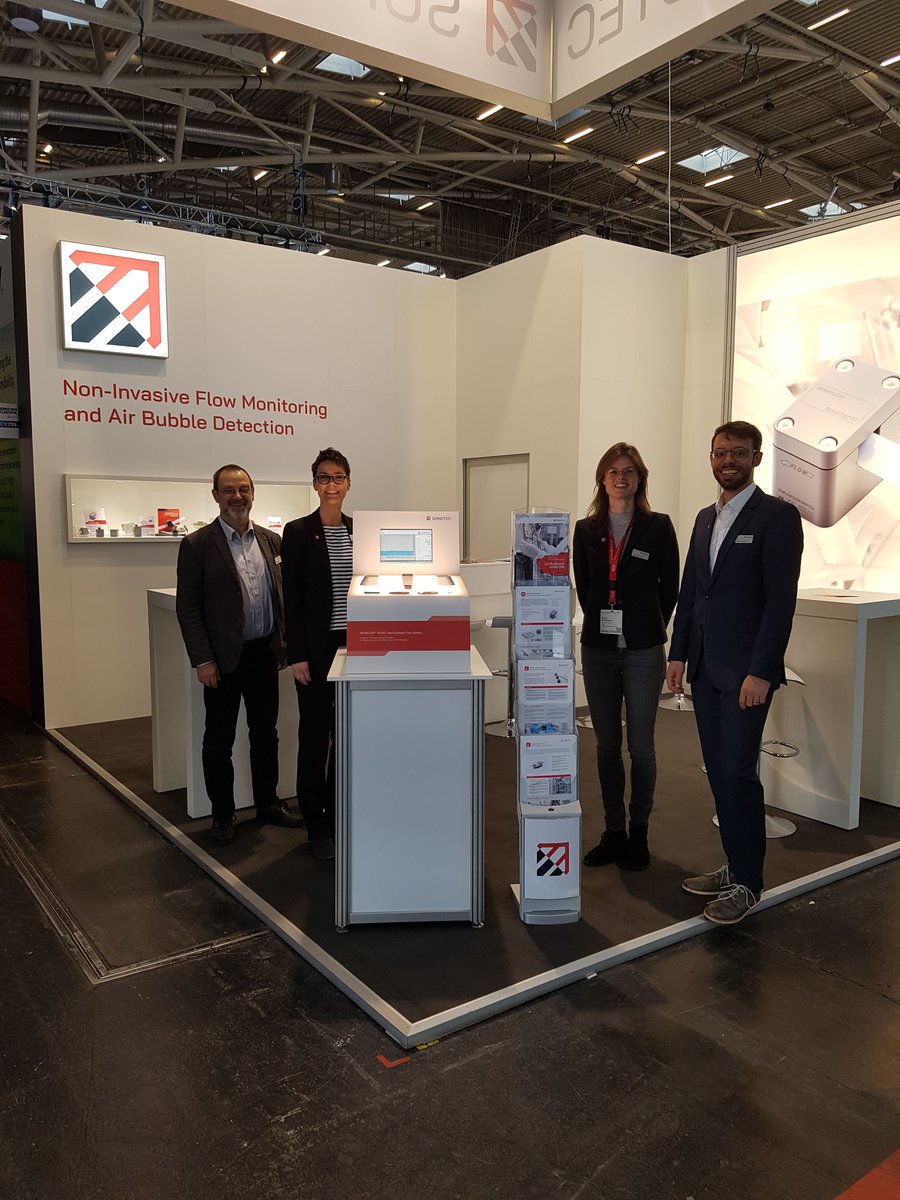 SONOTEC's tweet photo. Already day 2 at #semiconeuropa. Letโs discuss current and future challenges in fluid management at booth #C1735. Optimize your wet processes with our #SEMIFLOW flow sensors & #SONOCHECK air bubble detectors. See you ๐ #SONOTEC #semiconductor https://t.co/hETfFHEdAT