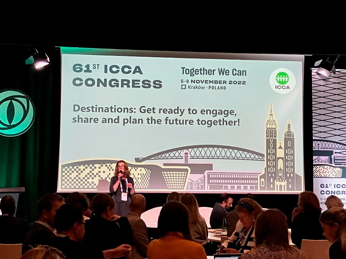 meetglasgow's tweet photo. The team were at the #ICCACongress2022 last week, championing Glasgow as a sustainable & legacy driven conference destination. With #Brain22 winning the Incredible Impact Award, #WCSS22 sharing environmental impact & the @GDSMovement results, Glasgow was on the global stage. https://t.co/a5Jng8h0a1