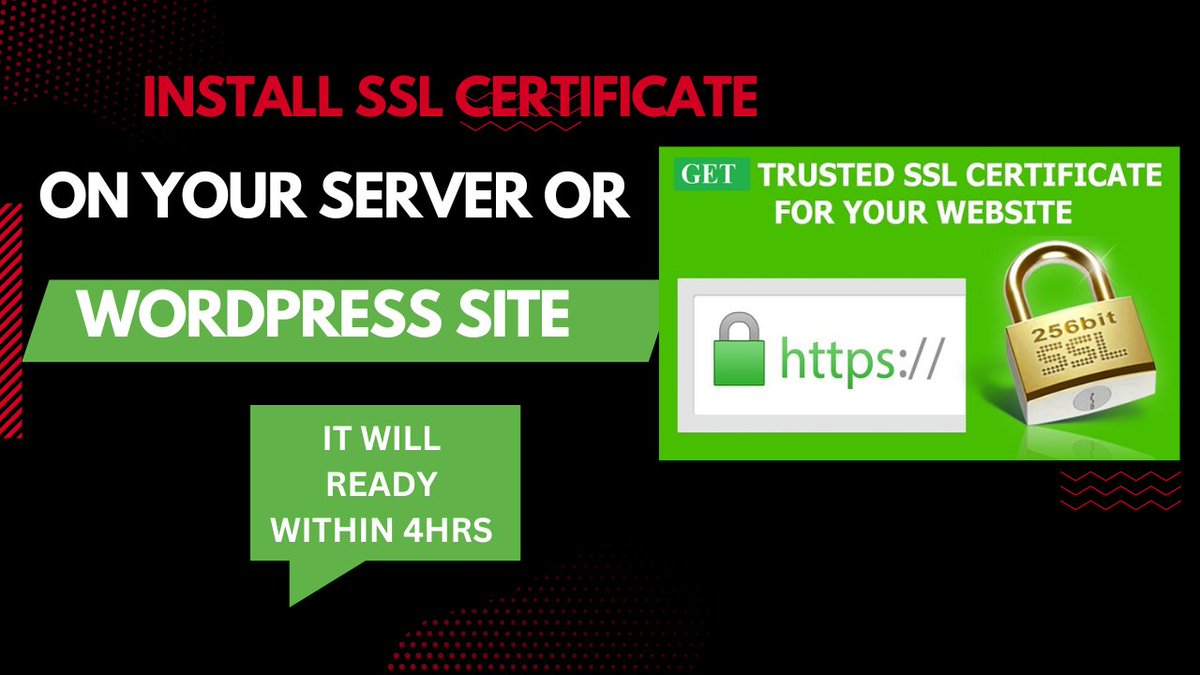 amoks_developer's tweet image. I will install ssl certificate to your website within 4hrs

fiverr.com/share/EY42QD

#elonmusk #DonaldJTrumpJr  #JoeBiden  #YouTube #joncoopertweets