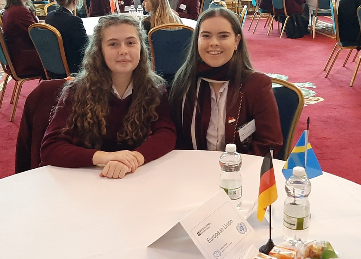 stdominicsGS's tweet photo. COP27 Climate Negotiation Simulation - Representing Sweden in the negotiations are Bronagh and Ciarraí. China represented by Cara and Zara.
#COP27Simulation @BCouncil_NI https://t.co/0KY6DbzYP8