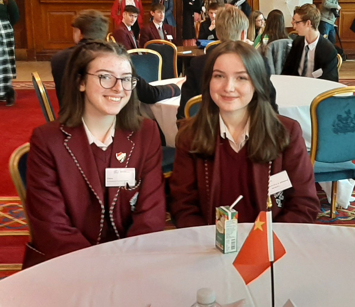 stdominicsGS's tweet photo. COP27 Climate Negotiation Simulation - Representing Sweden in the negotiations are Bronagh and Ciarraí. China represented by Cara and Zara.
#COP27Simulation @BCouncil_NI https://t.co/0KY6DbzYP8