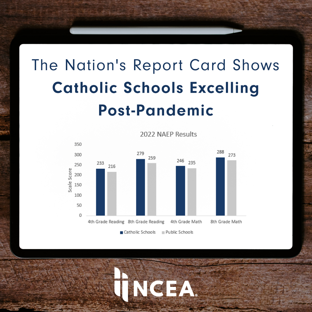 Today’s Discover #CSW23 focus will be our achievements. Our students score higher than the national average on the ACT, and the recent Nation’s report card shows Catholic schools are excelling post-pandemic. tinyurl.com/5ywhnjns