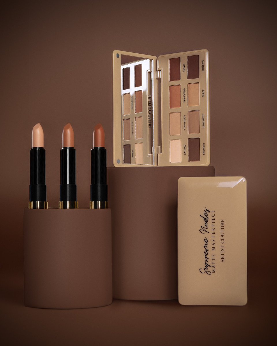 Be your own muse. Introducing a collection dedicated to the artists, Supreme Nudes: Matte Masterpiece! ✨ 8 essential matte eyeshadows. 3 timeless Silk Cream Lipsticks. Infinite works of art. 🎨

VEGAN | CRUELTY-FREE
 
Launching THIS FRIDAY 11.18