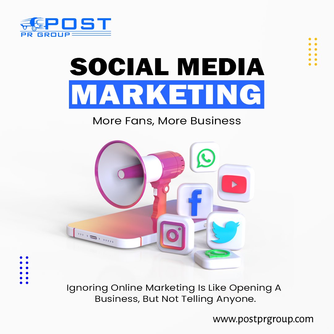 PostPRGroup's tweet image. Post PR Group offers Social Media Marketing to get you connected to your existing customers while also getting you in front of new potential clients.

#PostPRGroup
#onlinemarketing #socialmediamarketing #socialmediastrategy #growfollowers #generateleads #getconnected #branding